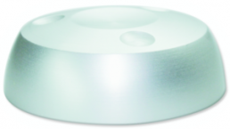 Rotary knob, 6 mm, aluminum, silver, Ø 28.6 mm, H 18 mm, K1-RB-S60