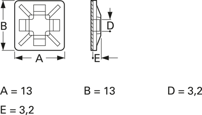 10549AA00AS fastpoint Cable Holders Image 2