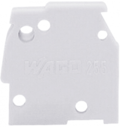 End plate for feed through terminal, 255-300
