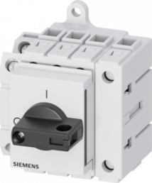 Main switch, Rotary actuator, 4 pole, 40 A, 690 V, (W x H x D) 60 x 60 x 77 mm, fixed mounting, 3LD3330-1TL11