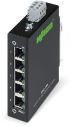 ECO ethernet switch, 5 ports, 100 Mbit/s, 18-30 VDC, 852-111