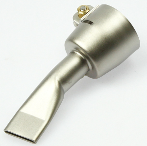 Wide slot nozzle ø 31.5 mm, 20 x 2 mm, 15° angled for hot-air blowers, 107123