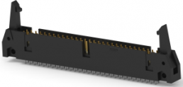 Pin header, 60 pole, pitch 2.54 mm, straight, black, 1-5499206-1