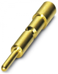 Pin contact, 0.14-1.0 mm², AWG 26-18, crimp connection, gold-plated, 1409082