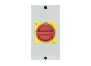 Repair switch, Rotary actuator, 3 pole, 25 A, (L x W x H) 160 x 85 x 82 mm, panel mounting, KG20 T203/33 KL51V