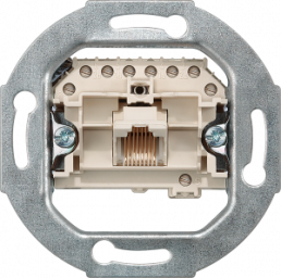 Connection socket, 1 x RJ11/12/45, Cat 3, 5TG2417
