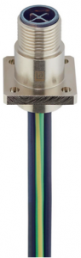 Plug, M12, 4 pole, Coupling screw, straight, 934980303