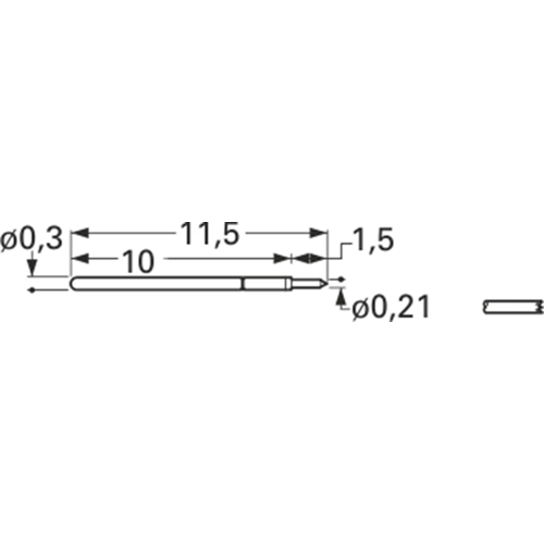 TK0004MC.U.0,21.S.40.A Tekon Contact Probes Image 2