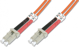 FO patch cable, LC to LC, 7 m, OM2, multimode 50/125 µm