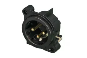 NC3MBH-B Neutrik XLR Connectors