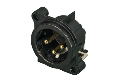 NC3MBH-B Neutrik XLR Connectors