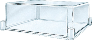 Transparent enclosure cover polycarbonate 54x72x9,5cm