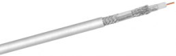 Coaxial cable 75 Ohm, 120 dB, 4-fold shielded, white