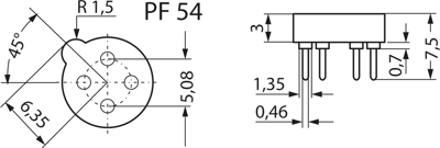 10044914 Fischer Elektronik Semiconductor Sockets, Holders Image 2