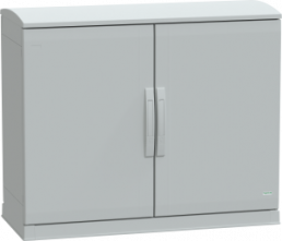 Control cabinet, (H x W x D) 750 x 1000 x 420 mm, IP44, polyester, light gray, NSYPLAZT7104G