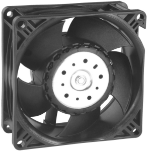 DC axial fan, 48 V, 92 x 92 x 38 mm, 280 m³/h, 73 dB, ball bearing, ebm-papst, 3218 JH4