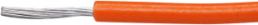 PVC-Stranded wire, high flexible, LiYv, 0.5 mm², AWG 20, orange, outer Ø 1.8 mm