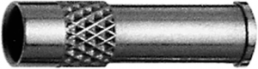 MMCX socket 50 Ω, KX-21A, RG-178B/U, RG-196A/U, solder/crimp connection, straight, 100025105