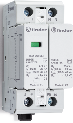 7P.22.8.275.0020 Finder Overvoltage Protection
