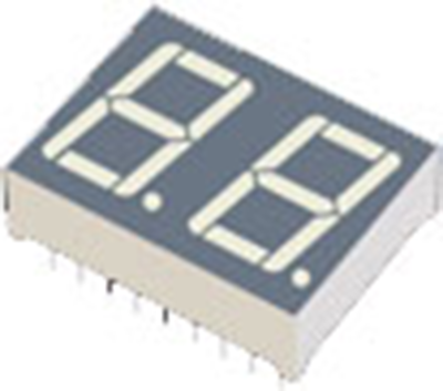 DC56-11EWA Kingbright Segment Displays