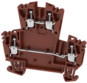 Multi level terminal block, screw connection, 0.5-4.0 mm², 24 A, 6 kV, brown, 1067950000