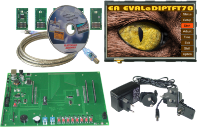 EA EVALEDIPTFT70 DISPLAY VISIONS Display Kits