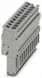 Plug, spring balancer connection, 0.08-4.0 mm², 11 pole, 24 A, 6 kV, gray, 3210716