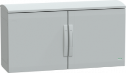 Control cabinet, (H x W x D) 500 x 1000 x 320 mm, IP44, polyester, light gray, NSYPLAT5103G