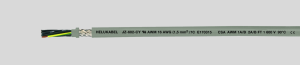 PVC control line JZ-602-CY 25 x 1.0 mm², AWG 18, shielded, gray