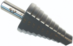 HSS step drill, 12.5-32.5 mm, Ø 32.5 mm, 80 mm, steel, T3012