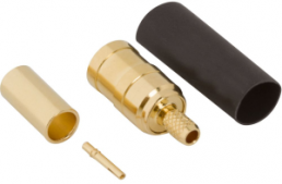 Mini SMB plug 75 Ω, RG-179, solder connection, straight, 142187-75