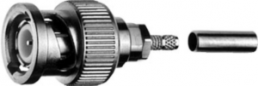 BNC plug 75 Ω, RG-58, crimp/crimp, straight, 100023509