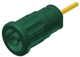4 mm socket, solder connection, mounting Ø 12.2 mm, CAT III, green, SEP 2630 S1,9 GN
