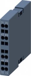 Auxiliary switch, 10 A, 1 Form A (N/O) + 1 Form B (N/C), screw connection, 3RH2921-2DA11