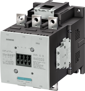 Power contactor, 3 pole, 690 A, 2 Form A (N/O) + 2 Form B (N/C), coil 220-240 V AC/DC, screw connection, 3RT1476-6AP36-0AE0
