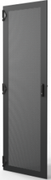Varistar CP Steel Door, Perforated With 3-PointLocking, RAL 7021, 47 U, 2200H, 800W