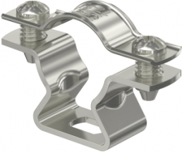 Spacer clamp, max. bundle Ø 20 mm, stainless steel, (L x W) 47 x 14 mm