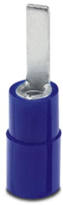 Insulated pin cable lug, 1.5-2.5 mm², AWG 16 to 14, 2.8 mm, blue