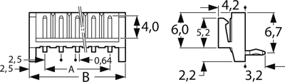 S3B-EH (LF)(SN) JST PCB Connection Systems Image 2