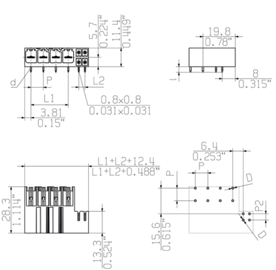 1090360000 Weidmüller PCB Connection Systems Image 3