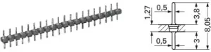 10043885 Fischer Elektronik Semiconductor Sockets, Holders