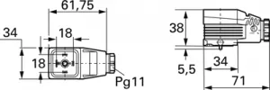 933022100 Hirschmann Automation and Control DIN Valve Connectors