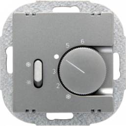 Room temperature controller, 230 V, 5 to 30 °C, silver, 5TC9774-4PM00