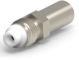 FME socket 50 Ω, RG-58C, RG-76, RG-141A, Belden 9907, KX-15, URM-43, crimp connection, straight, 1-1337552-0