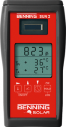 Solar incident radiation and temperature meter