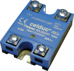 Solid state relay, 185-265 VAC/VDC, zero voltage switching, 12-280 VAC, 25 A, screw mounting, SOL942960