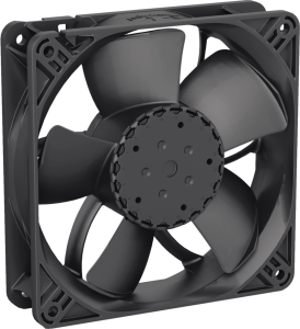 DC axial fan, 24 V, 119 x 119 x 32 mm, 187 m³/h, 43 dB, ball bearing, ebm-papst, 4314NN-701