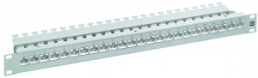 Distribution panel for RJ45 connector, silver, 20824050001