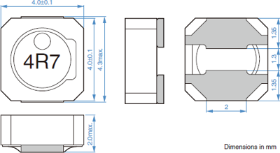 VLCF4020T-2R2N1R7 TDK Fixed Inductors Image 2