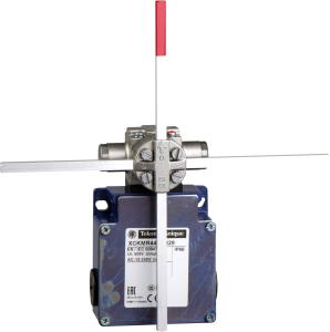 Switch, 2 pole, 1 Form A (N/O) + 1 Form B (N/C), swivelling lever, screw connection, IP66, XCKMR44D2H29